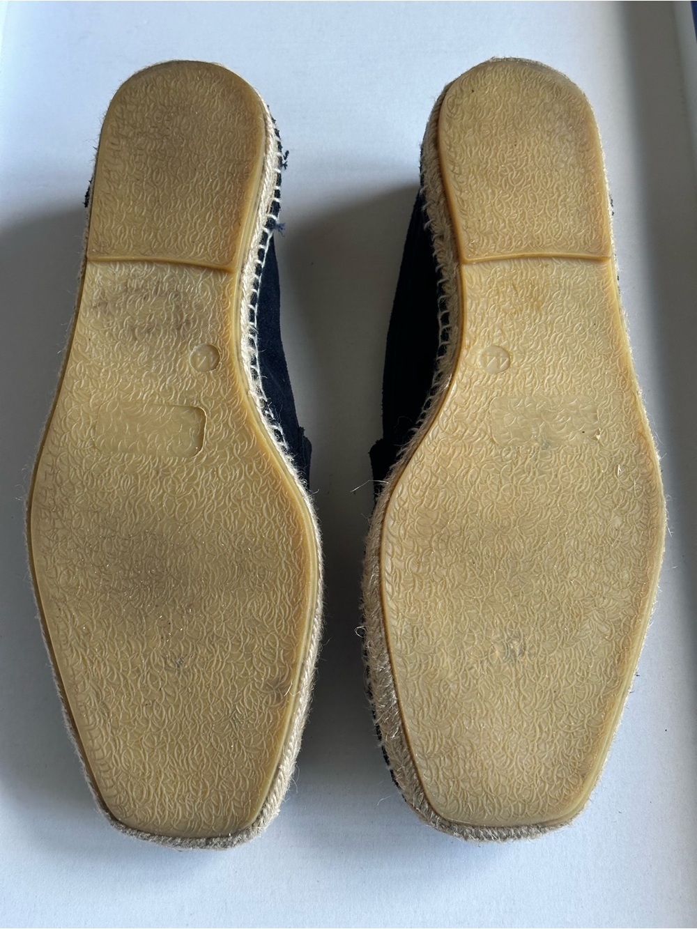 Reiss Cannes Navy Suede Penny Strap Espadrille Loafers EU 44 US 11 - Picture 16 of 16